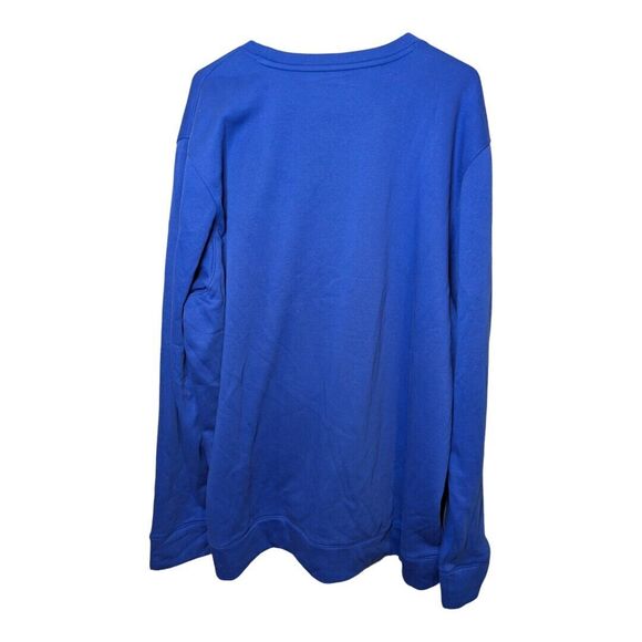 Under Armour PEPSI Collab Crew Neck Sweatshirt Kangaroo Pocket Blue Sz 3xl - Picture 3 of 5
